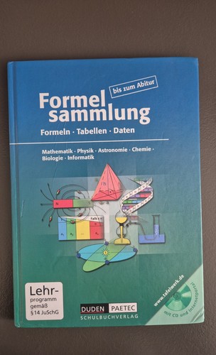 Duden paetec formelsammlung - duden,