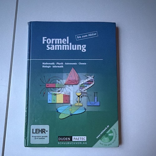 Formelsammlung bis zum abitur - formelsammlung,