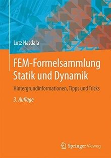 Fem formelsammlung statik und - statik,
