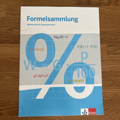 Klett formelsammlung - klett,