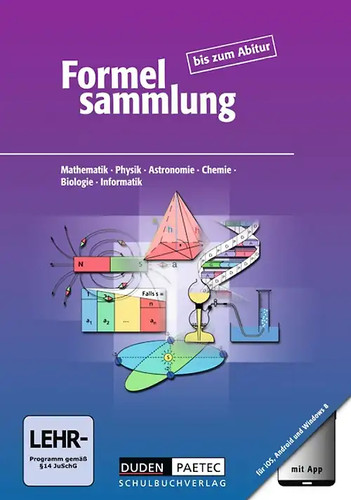 Formelsammlung bis zum abitur - formelsammlung,