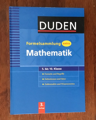 Duden formelsammlung extra - duden,