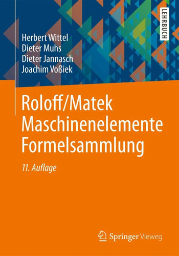 Roloff matek maschinenelemente - roloff/matek,