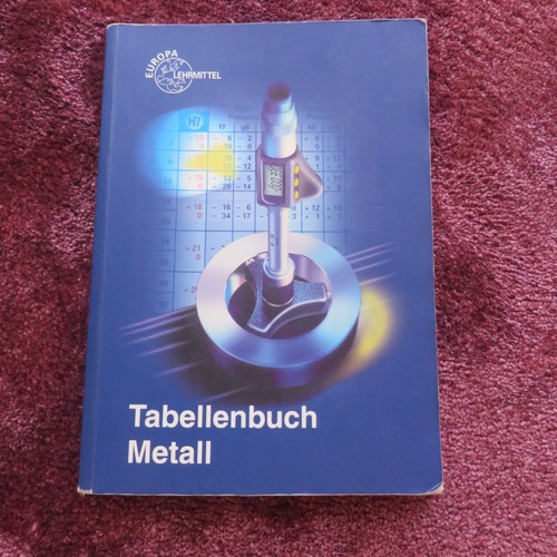 Tabellenbuch metall mit - metall,